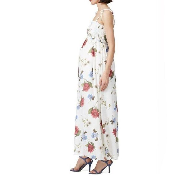 Show Me Your Mumu Women Maggie Maternity Maxi Dress Boho Cottage Feminine Floral - Picture 3 of 11